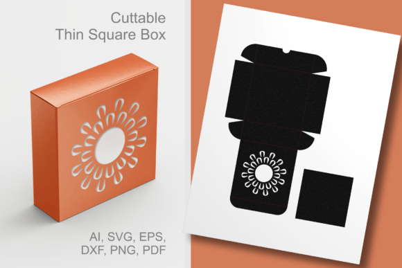 Bloom Round Window Thin Square Box SVG Review