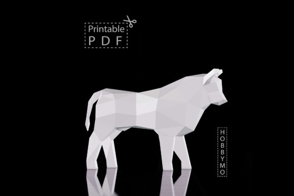 Bull: A Bold 3D SVG Shape for Dynamic Branding and Packaging Design