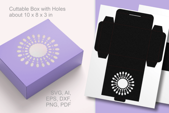 Decorative Circle Frame Window Favor Box: A 3D SVG Gift for Visual Storytelling in Branding