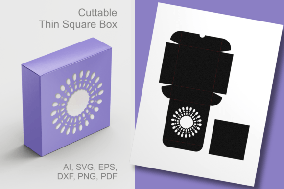 Decorative Round Frame Window Square Box: A 3D SVG for Stylish Editorial Design