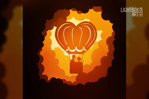 Exploring the Balloon Lightbox 3D SVG for Shadow Boxes & Printables