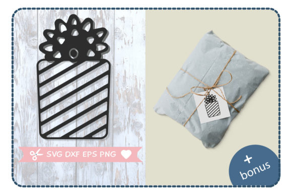 Packaging Pop with Present Box with Bows and Stripes SVG: A 3D SVG for Festive Branding